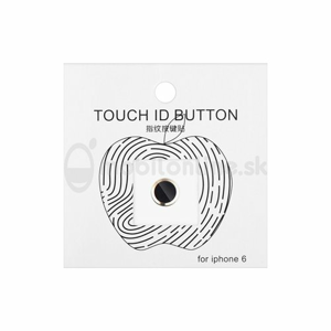 iPhone 5/5s/SE/6/6s/7/7 Plus/8/8 Plus Home Button Touch ID ochrana - čierny