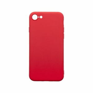 iPhone SE 2020 červené gumené puzdro, matné