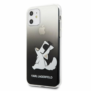 Karl Lagerfeld case for iPhone 11 KLHCN61CFNRCBK black hard case Choupette Fun