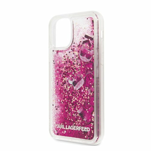 Karl Lagerfeld case for iPhone 11 Pro KLHCN58ROPI rose gold hard case Glitter