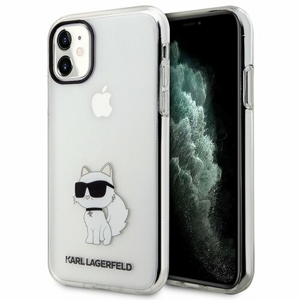 Karl Lagerfeld case for iPhone 11 / XR KLHCN61HNCHTCT transparent hardcase Ikonik Choupette