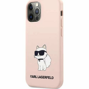 Karl Lagerfeld case for iPhone 12 / 12 Pro 6,1" KLHCP12MSNCHBCP pink HC Silicone NFT Choupette
