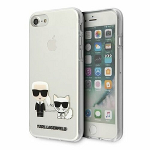 Karl Lagerfeld case for iPhone 13 6,1" KLHCP13MCKTR hard case Transparent Karl & Choupette