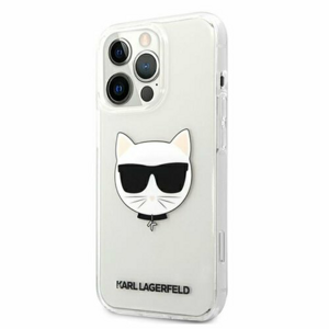 Karl Lagerfeld case for iPhone 13 Mini 5,4" KLHCP13SPKMP hardcase pink Leather Ikonik Karl`s H