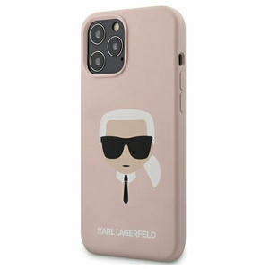 Karl Lagerfeld case for iPhone 13 Pro / 13 6,1" KLHCP13LSLKHLP light pink hard case Silicone K