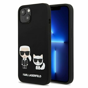 Karl Lagerfeld case for iPhone 13 Pro Max 6,7" KLHCP13XSSKCK hard case black Silicone Karl & C
