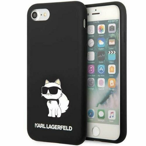 Karl Lagerfeld case for iPhone 7 / 8 / SE KLHCI8SNCHBCK black HC Silicone NFT Choupette
