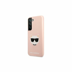 Karl Lagerfeld case for Samsung Galaxy S22 Plus KLHCS22MSLCHPI pink hard case Silicone Choupette He
