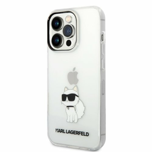 Puzdro Karl Lagerfeld IML Choupette NFT iPhone 14 Pro - transparentné
