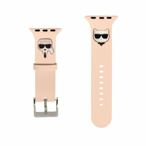 Karl Lagerfeld Karl and Choupette remienok Apple Watch 38/40mm - ružové