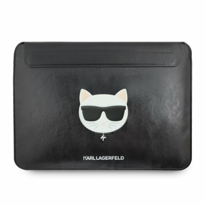 Karl Lagerfeld Kožené puzdro pre MacBook Air/PRO KLCS133CHBK, Čierna