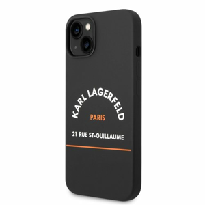 Karl Lagerfeld Rue St Guillaume Zadní Kryt pro iPhone 14 Black