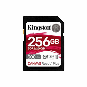 Kingston Canvas React Plus/SDHC/256GB/300MBps/UHS-II U3 / Class 10