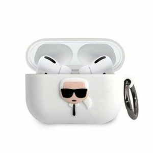 KLACAPSILGLWH Karl Lagerfeld Karl Head Pouzdro pro Airpods Pro White