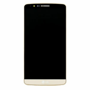 LG D855 G3 - LCD Displej + Dotyková Plocha + Sklíčko s Rámom - Zlatý