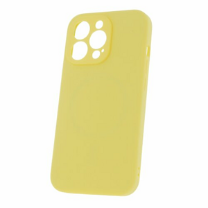 Mag Invisible case for iPhone 13 Mini 5,4" pastel yellow