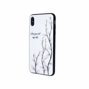 Magic glass case leaves for iPhone XS Max