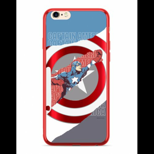 MARVEL Captain America 013 Zadní Kryt pro iPhone XR Red