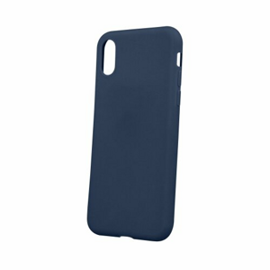 Matt TPU case for iPhone 15 Plus 6,7" dark blue