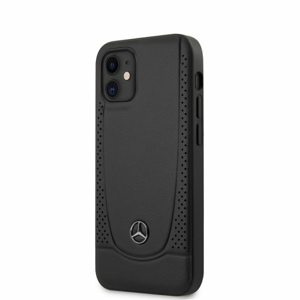 MEHCP12SARMBK Mercedes Leather Urban Kryt pro iPhone 12 mini 5.4 Black