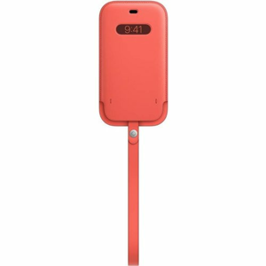 MHMN3ZM/A Apple Leather Sleeve Kryt vč. MagSafe pro iPhone 12 mini Pink Citrus