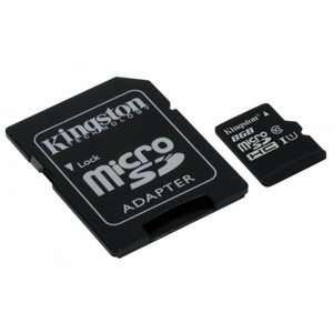 MicroSDHC karta KINGSTON 8GB UHS-I Industrial Temp + adaptér