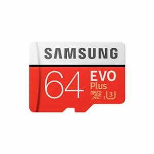 MicroSDHC karta SAMSUNG 64GB Class 10 EVO Plus + adaptér
