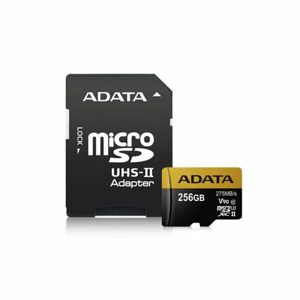 MicroSDHC/SDXC karta A-DATA UHS-II U3 karta 256GB Class 10 Ultra High Speed + adaptér