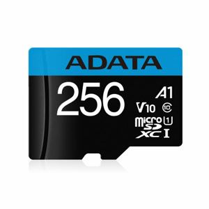 MicroSDXC karta A-DATA 256GB UHS-I 100/25MB/s + adaptér