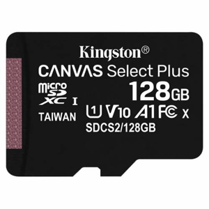 MicroSDXC karta KINGSTON 128GB Canvas Select (bez adaptéra)