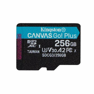MicroSDXC karta KINGSTON 256GB Canvas Go Plus (bez adaptéra)