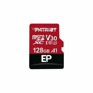 MicroSDXC karta PATRIOT 128GB V30 A1 Class 10 U3 100/80MB/s + adaptér