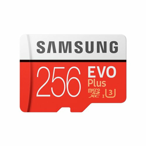 MicroSDXC karta SAMSUNG EVO Plus 256GB + adaptér