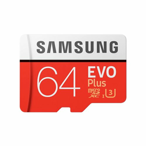 MicroSDXC karta SAMSUNG EVO Plus 64GB + adaptér