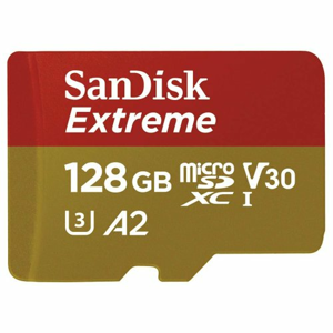 MicroSDXC karta SANDISK Extreme 128GB 160MB/s + adaptér
