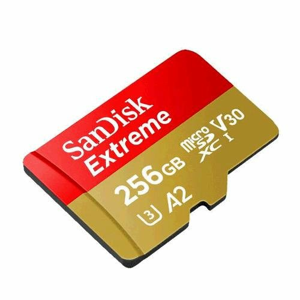 MicroSDXC karta SANDISK Extreme 256GB 160MB/s + adaptér