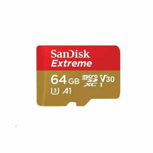 MicroSDXC karta SANDISK Extreme 64GB 160MB/s + adaptér