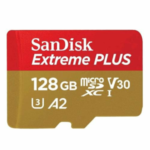 MicroSDXC karta SANDISK Extreme Plus 128GB 170MB/s + adaptér