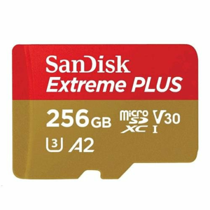 MicroSDXC karta SANDISK Extreme Plus 256GB 170MB/s + adaptér