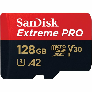 MicroSDXC karta SANDISK Extreme Pro 128GB 170MB/s + adaptér