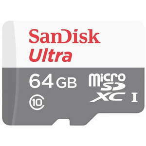 MicroSDXC karta SanDisk Ultra 64GB 100MB/s (bez adaptéra)