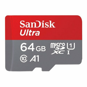 MicroSDXC karta SanDisk Ultra 64GB 120MB/s + adaptér