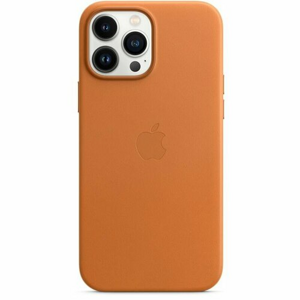 MM1L3ZM/A Apple Kožený Kryt vč. MagSafe pro iPhone 13 Pro Max Golden Brown  (Pošk. Balení)