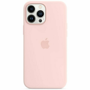 MM2H3ZM/A Apple Silikonový Kryt vč. Magsafe pro iPhone 13 Pro Chalk Pink (Pošk. Balení)