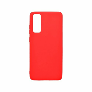 mobilNET silikónové puzdro červené matné, Realme 7
