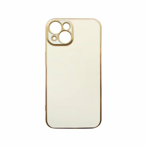 mobilNET silikónové puzdro iPhone 13, biela, Glam