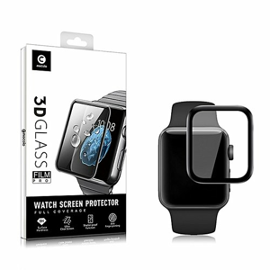 Mocolo 3D Tvrdené sklo pre Apple iWatch 1,2,3 38mm Čierne