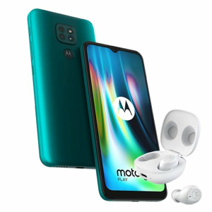Motorola Moto G9 Play 4GB/64GB Dual SIM, Zelený + Moto Buds - SK distribúcia