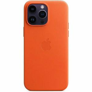 MPPR3ZM/A Apple Kožený Kryt vč. MagSafe pro iPhone 14 Pro Max Orange