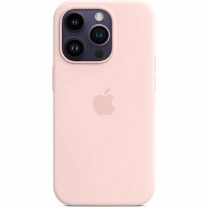MPTH3ZM/A Apple Silikonový Kryt vč. Magsafe pro iPhone 14 Pro Chalk Pink (Pošk. Balení)